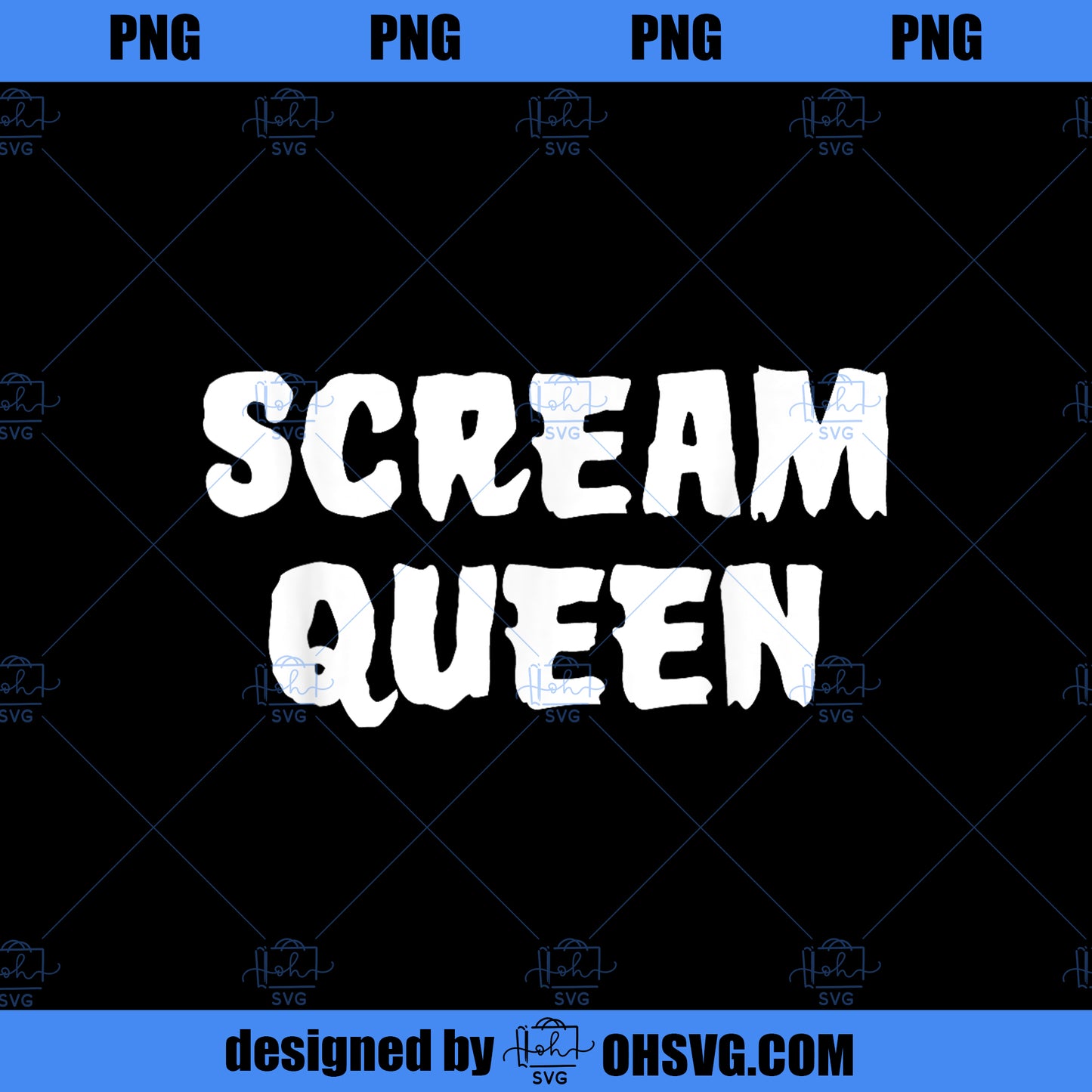 Scream Queen Punk Goth Horror Movie Fan PNG, Movies PNG, Horror Movie PNG