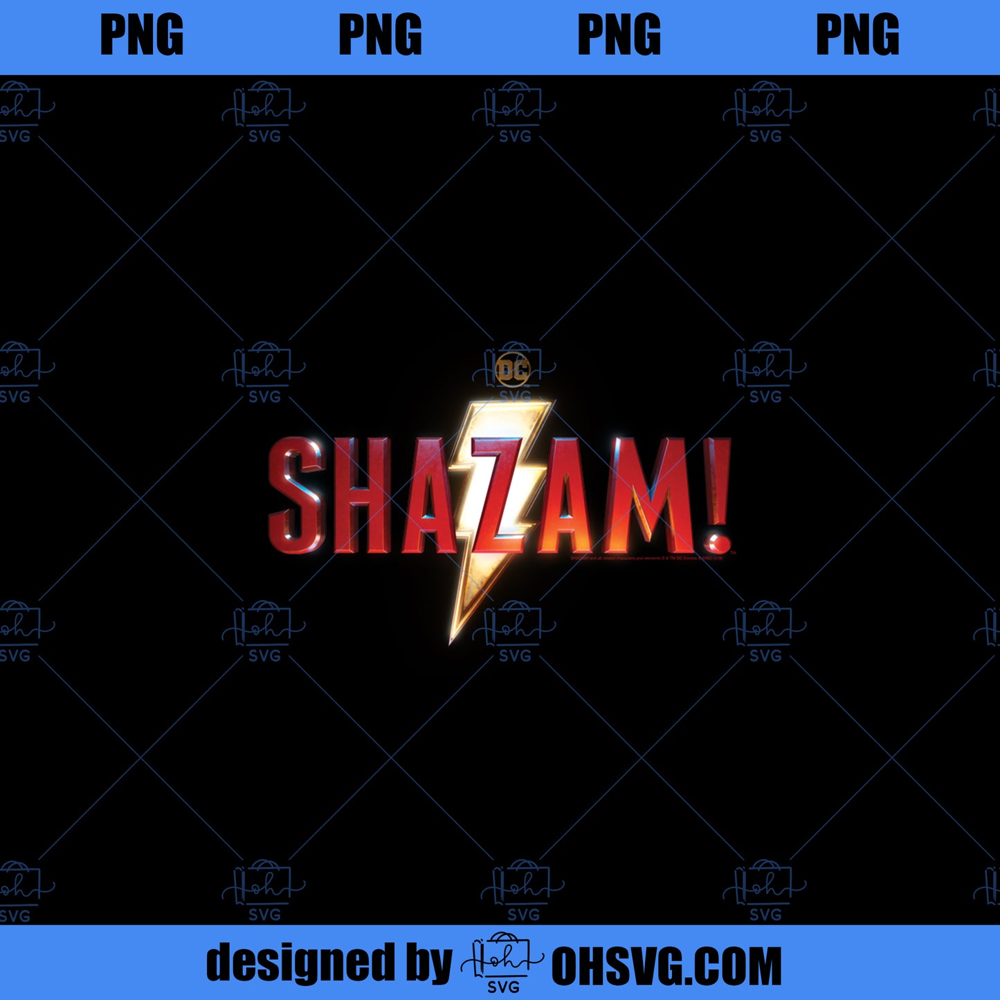 Shazam Movie Logo PNG, Movies PNG, Shazam PNG
