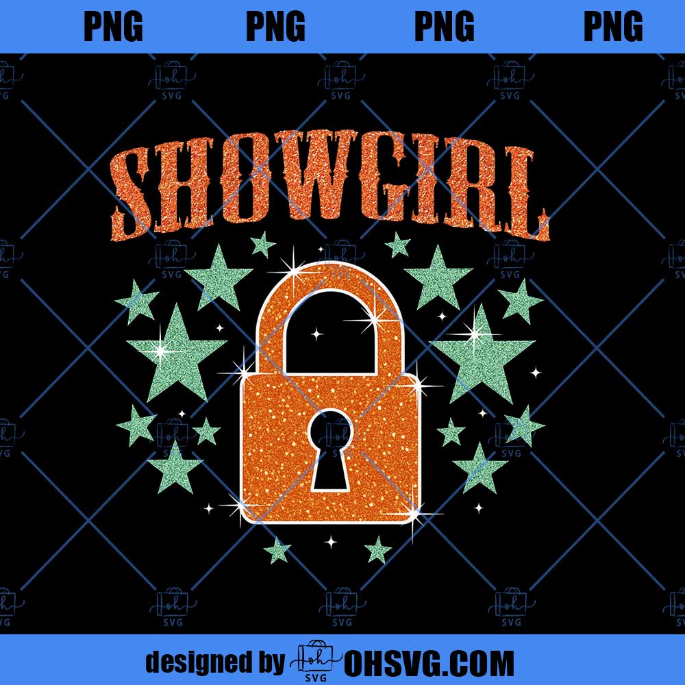 Showgirl Era Png Gift Gor Her, Orange Show Girl Png For Concert