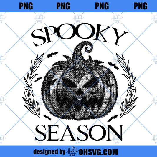 Spooky Season Png, Retro Halloween Png, Pumpkin Png