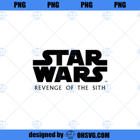 Star Wars Revenge of the Sith Movie Logo  PNG, Movies PNG, Star Wars PNG