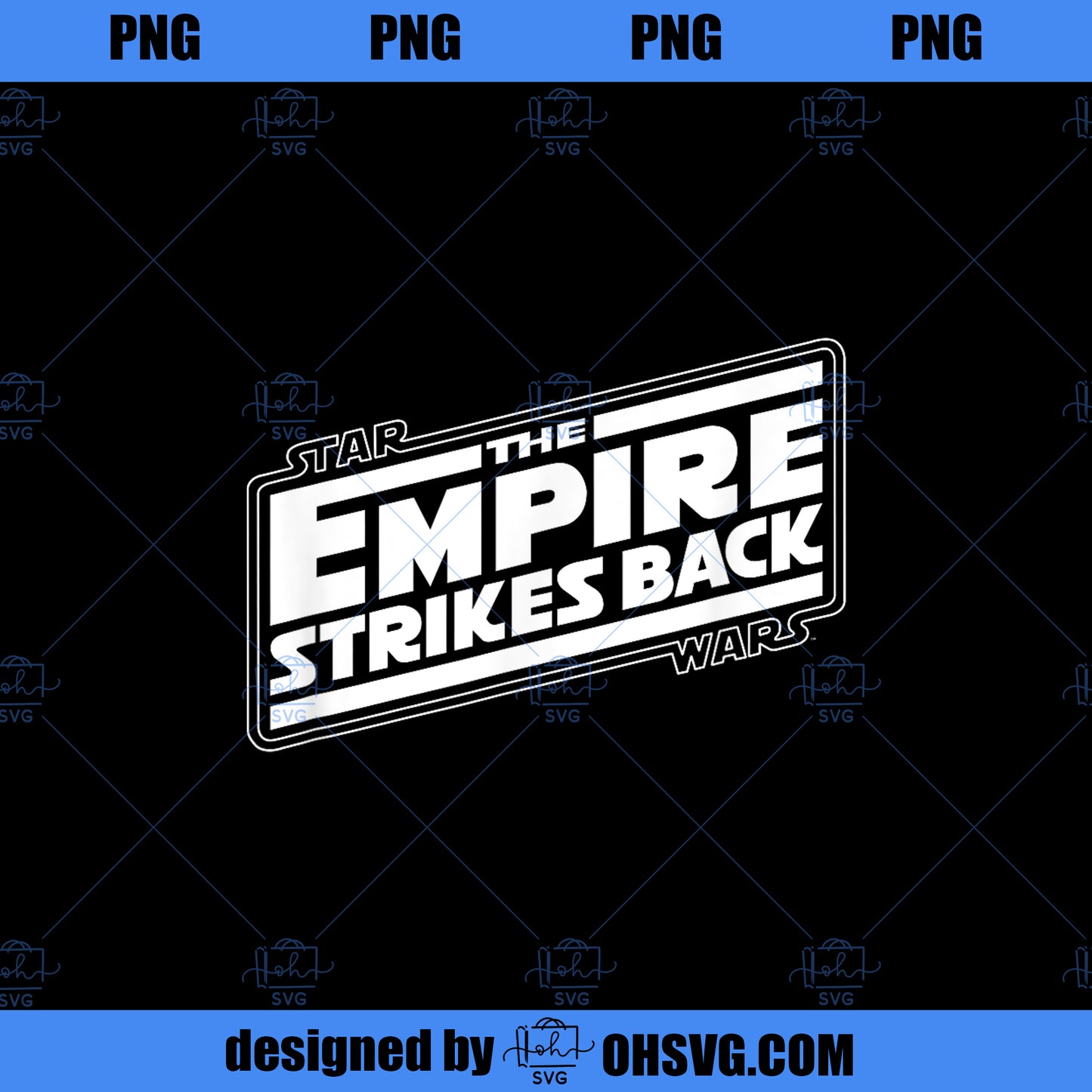 Star Wars The Empire Strikes Back Angled Movie Logo PNG, Movies PNG, Star Wars PNG