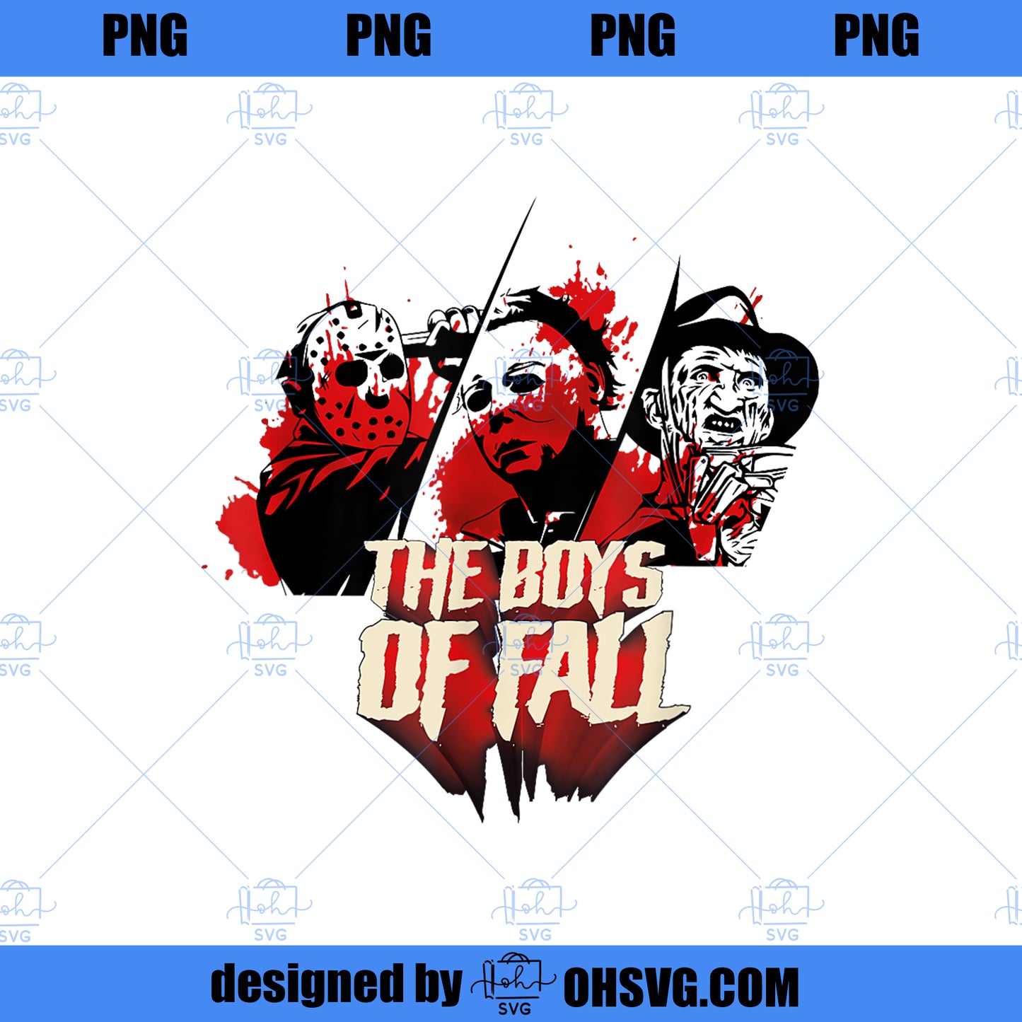 The Boys Of Fall Horror Movies Novelty Graphic Top PNG, Movies PNG, Horror Movies PNG