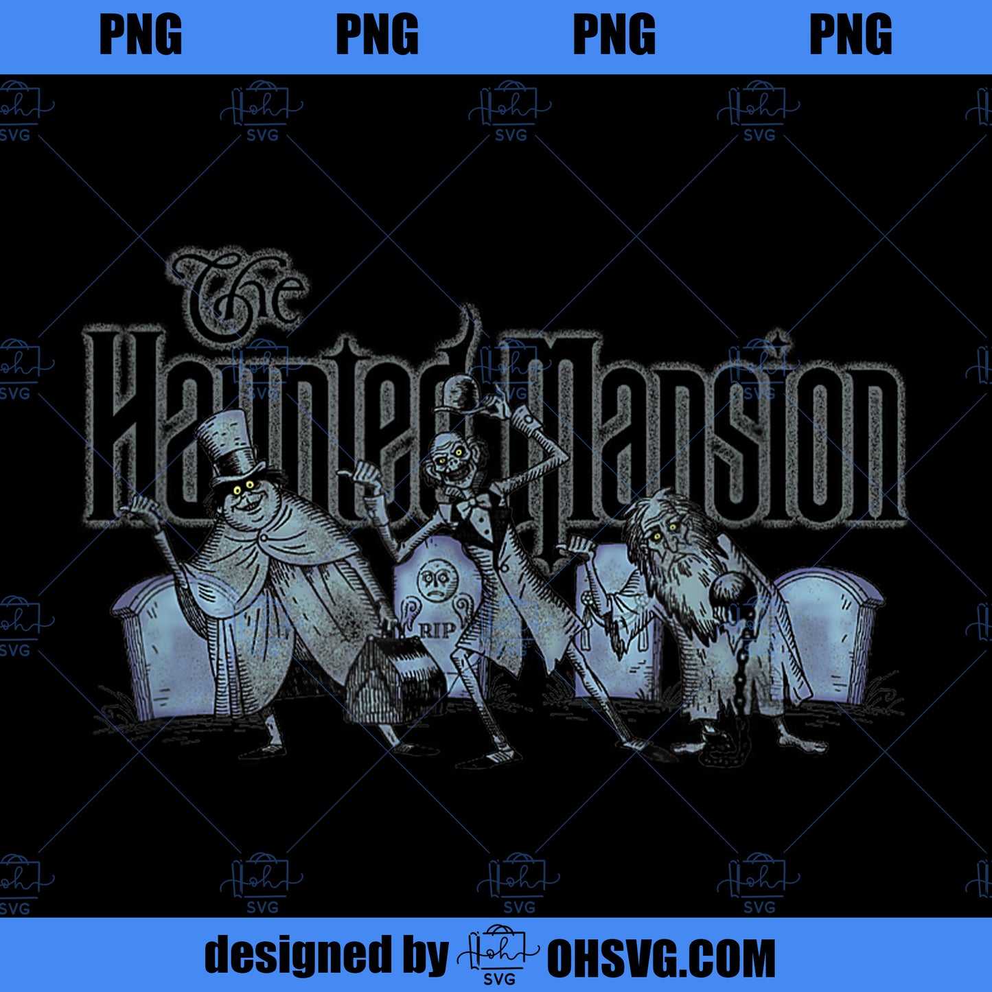 The Haunted Mansion Hitchhiking Ghosts Graveyard Shot PNG, Disney PNG, The Haunted Mansion PNG