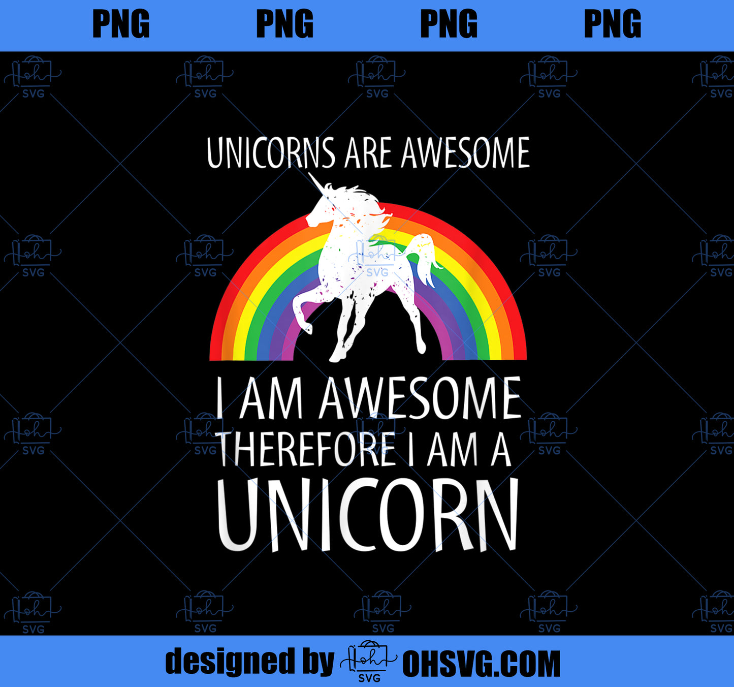 Unicorns Are Awesome Therefore I am A Unicorn PNG, Magic Unicorn PNG, Unicorn PNG