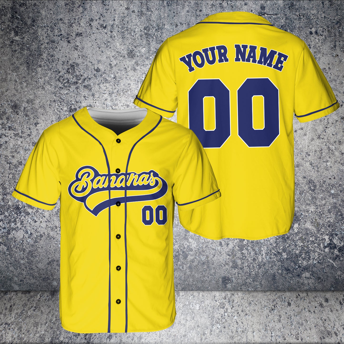 Custom Savannah Bananas Baseball Jersey: Retro Game Day Shirt - Personalized Youth/Adult