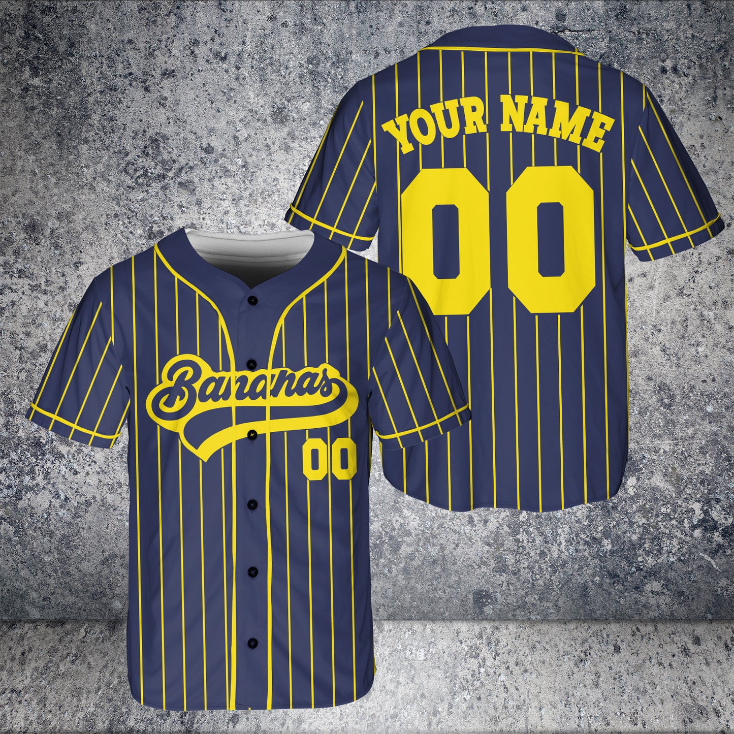 Custom Savannah Bananas Baseball Jersey: Retro Game Day Shirt - Personalized Youth/Adult