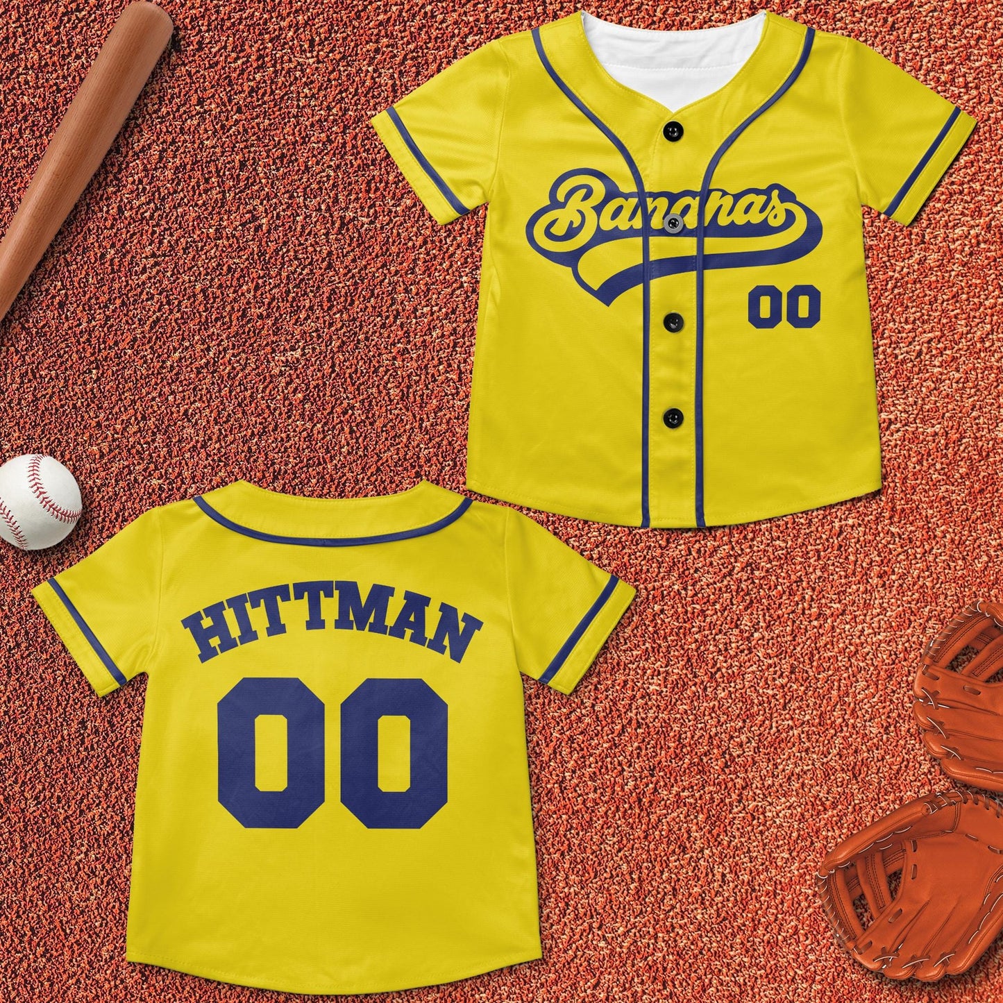 Custom Savannah Bananas Baseball Jersey: Retro Game Day Shirt - Personalized Youth/Adult