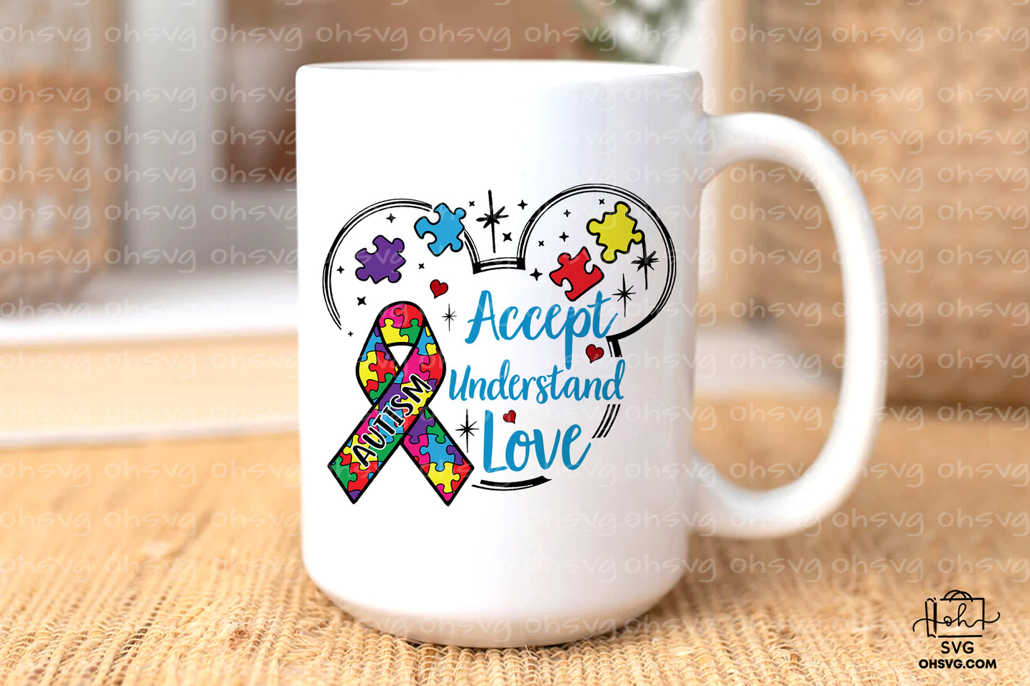 Accept Understand Love PNG, Blue Autism PNG, Autism Awareness PNG