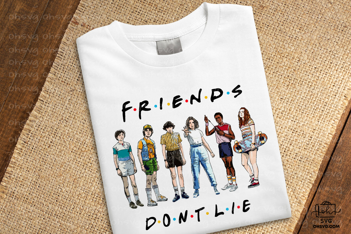 Friends Don't Lie Stranger Things PNG, Stranger Things PNG, Science Fiction Movie PNG