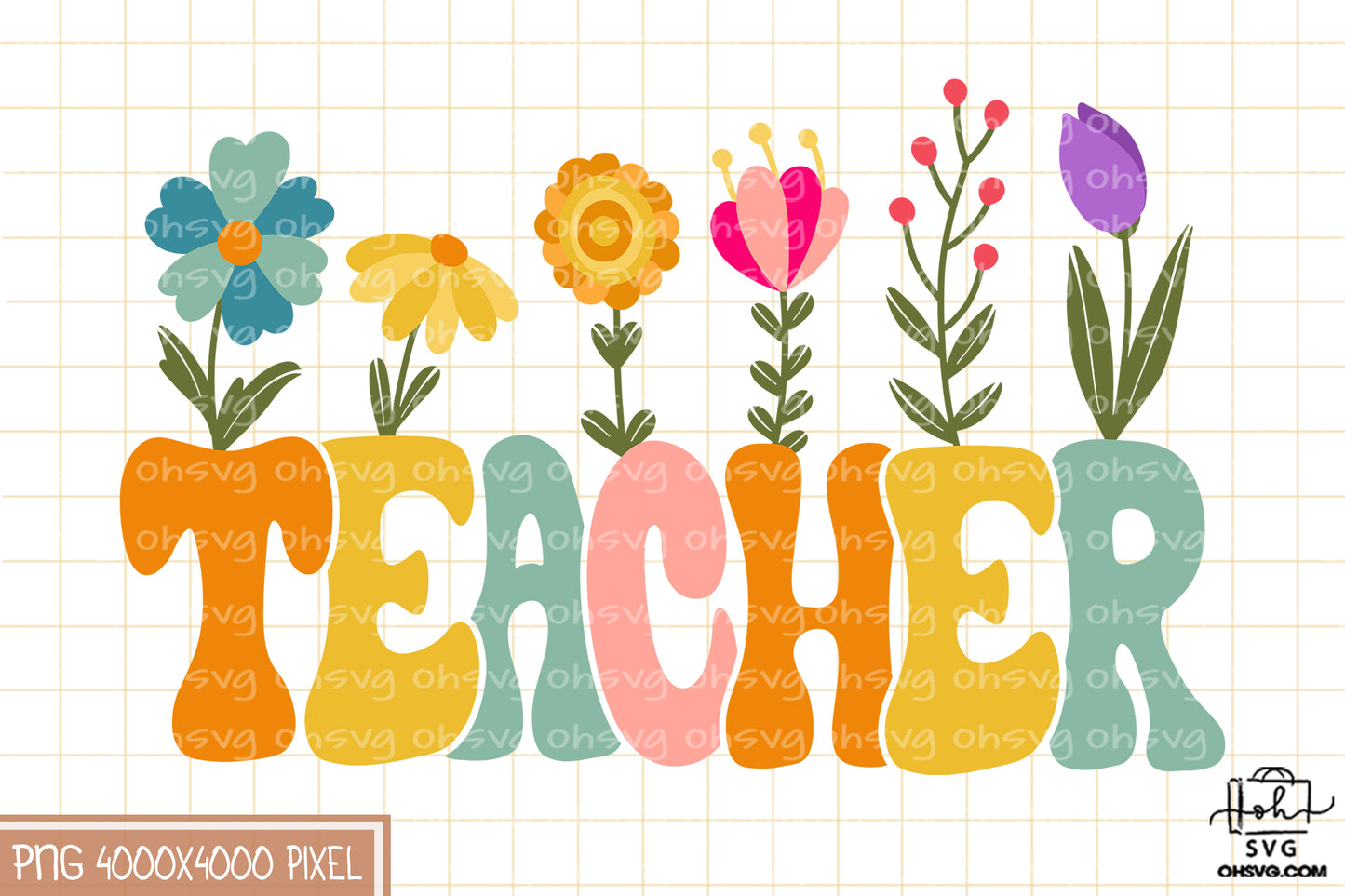 Teacher Sublimation PNG, Back To School PNG, School PNG