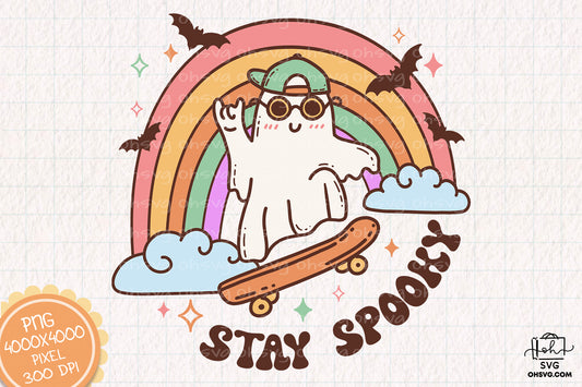 Stay Spooky Sublimation PNG, Spooky Halloweentown PNG, Halloween T-shirt PNG