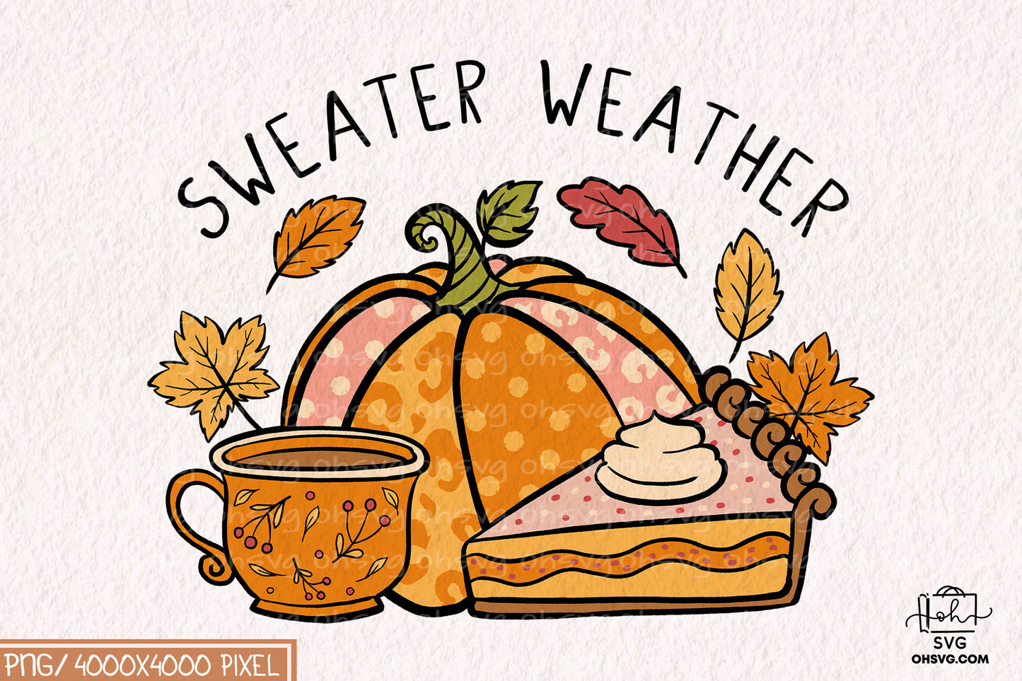Sweater Weather Sublimation PNG , Autumn PNG, Fall PNG