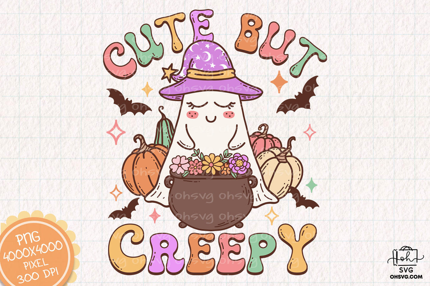 Cute but Creepy Sublimation PNG, Spooky Halloweentown PNG, Halloween T-shirt PNG