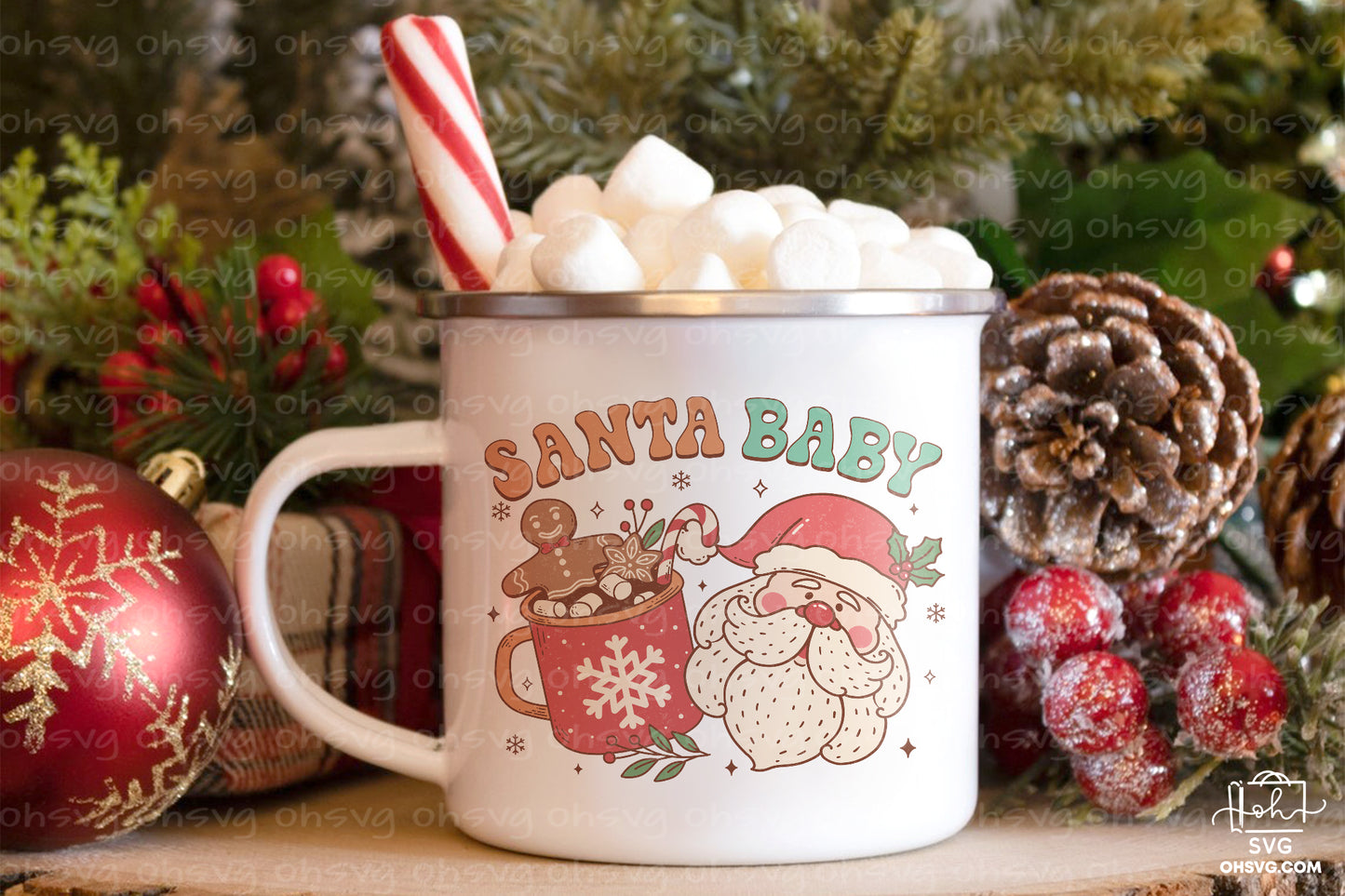 Santa Baby Sublimation PNG, Christmas PNG, Funny Christmas Couples PNG, Santa Claus PNG