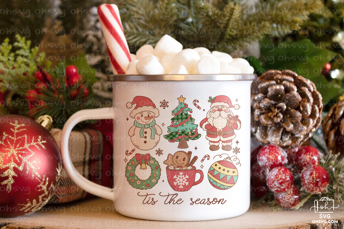 Tis the Season Sublimation PNG, Christmas PNG, Funny Christmas Couples PNG, Santa Claus PNG
