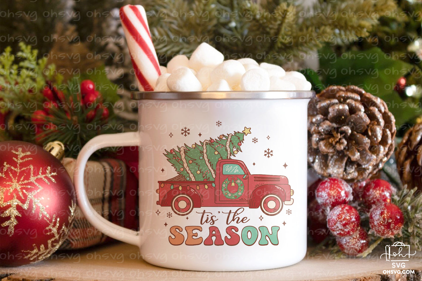 Tis' the Season Sublimation PNG, Christmas PNG, Funny Christmas Couples PNG, Santa Claus PNG