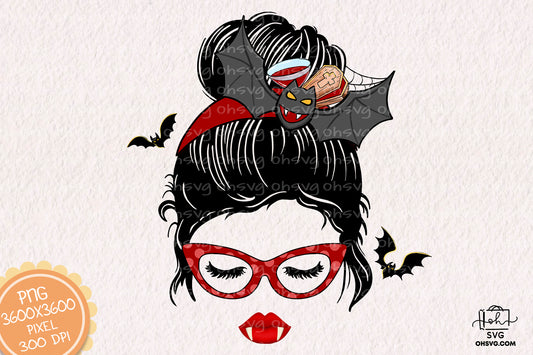 Spooky Mama Halloween Sublimation PNG, Mom Halloweentown PNG, Halloween T-shirt PNG