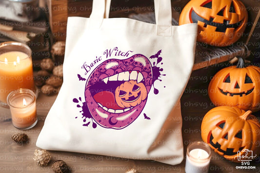 Basic Witch Sublimation PNG, Witch Halloween PNG, Halloween T-shirt PNG