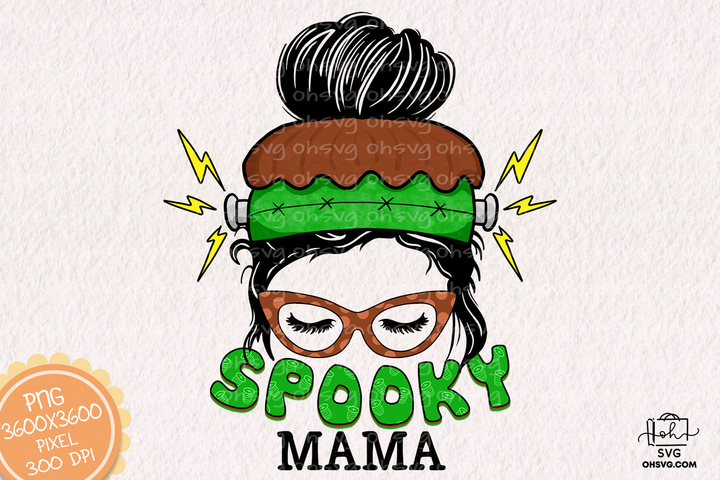 Spooky Mama Halloween Sublimation PNG, Mom Halloweentown PNG, Halloween T-shirt PNG