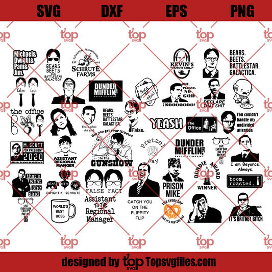 The Office SVG, The Office TV Show SVG, Paper Company SVG