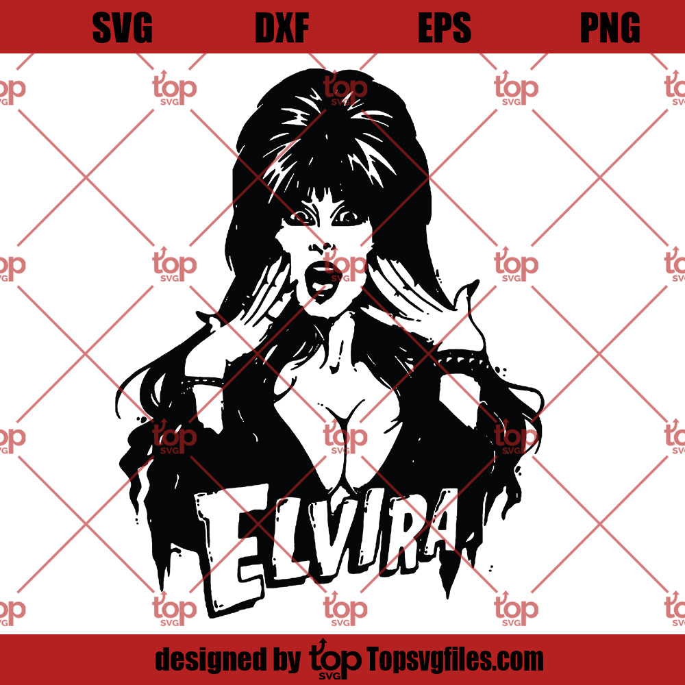 Elvira svg Halloween! SVG for Cricut/Silhouette DIY Shirt and Accessories Adams Family
