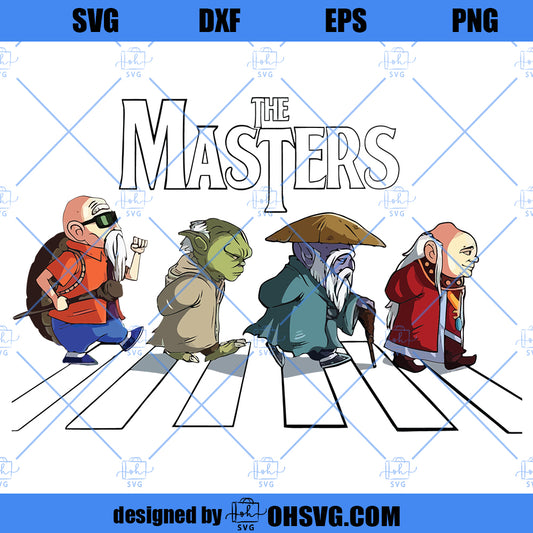 The Masters SVG, The Masters Dragonball SVG PNG DXF Cut Files For Cricut