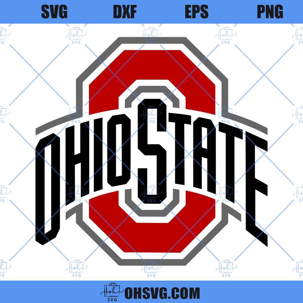 Script Ohio State SVG, Script Ohio State SVG PNG DXF Cut Files For Cricut