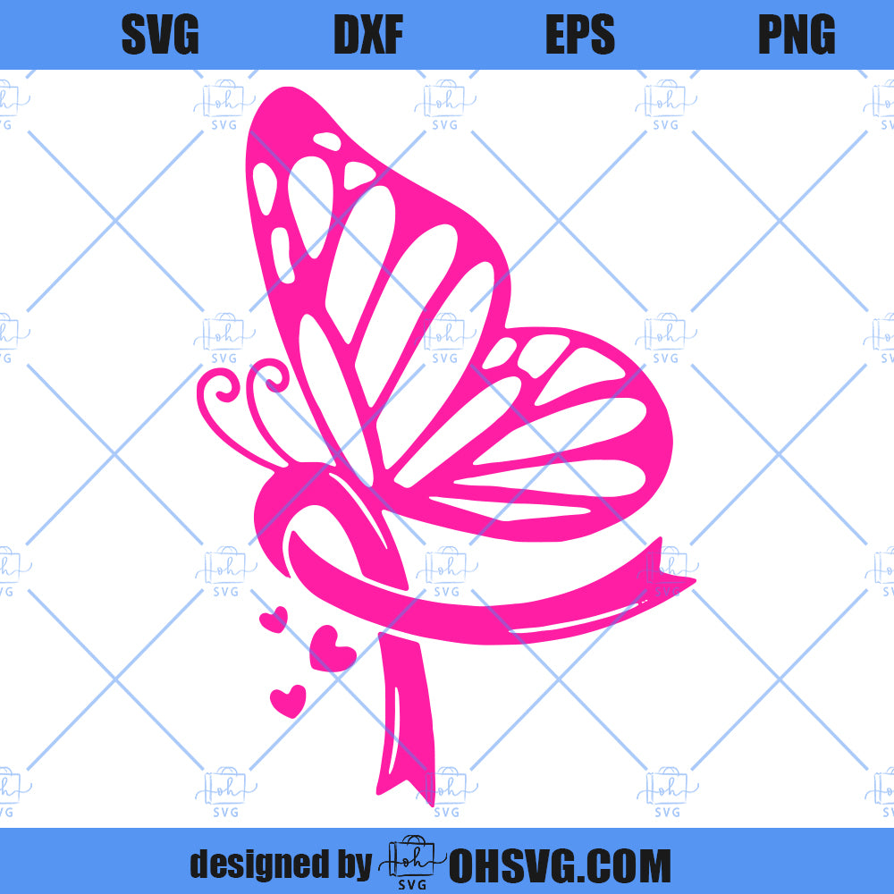 Breast Cancer Warrior SVG, Cancer Survivor SVG, Hope For A Cure SVG