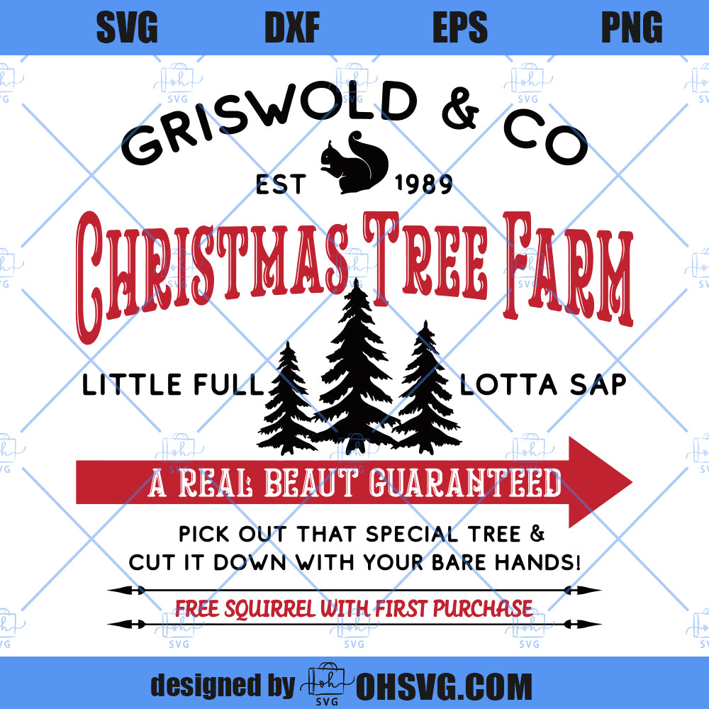 Griswold And Co Christmas Tree Farm SVG, Christmas Quotes SVG, Love Christmas SVG