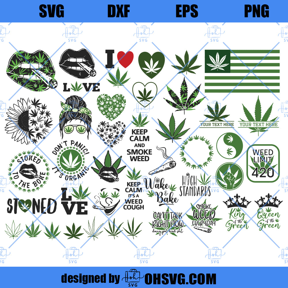 Weed SVG bundle, Weed Quotes SVG, Stoner SVG, BluntSVG