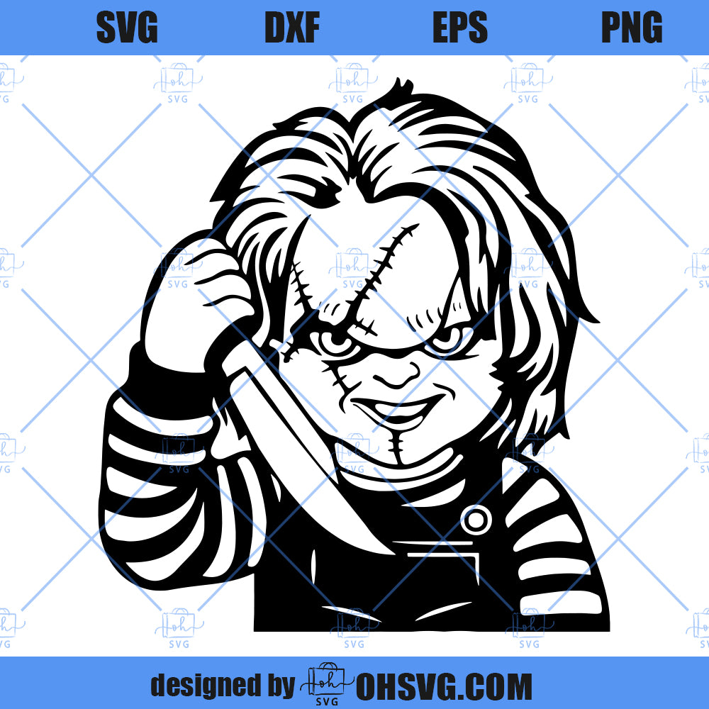 Chucky SVG, Chucky Horror Movie Killer SVG, Halloween Horror SVG