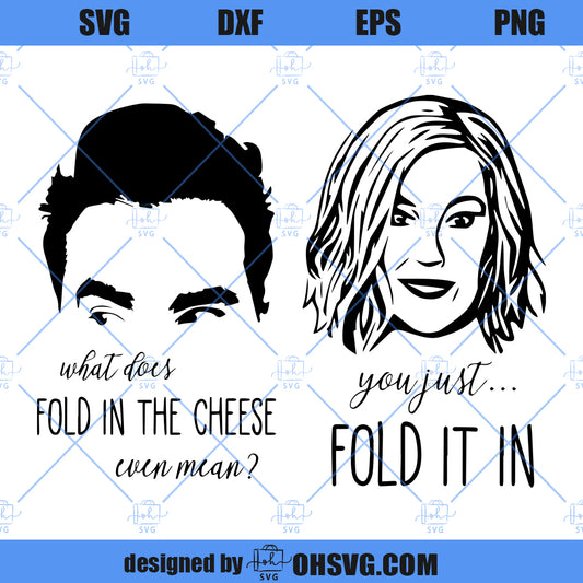 Schitt's Creek "Fold It In" And Wooden Spoon SVG, Funny Schitt's Creek SVG