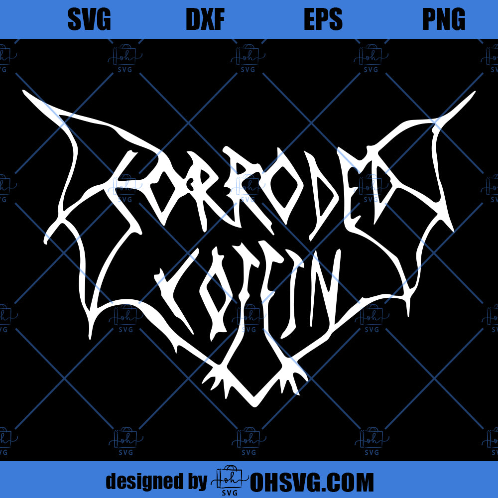 Corroded Coffin Band Stranger Things SVG, Eddie Munson SVG, Corroded Coffin Hawkins SVG