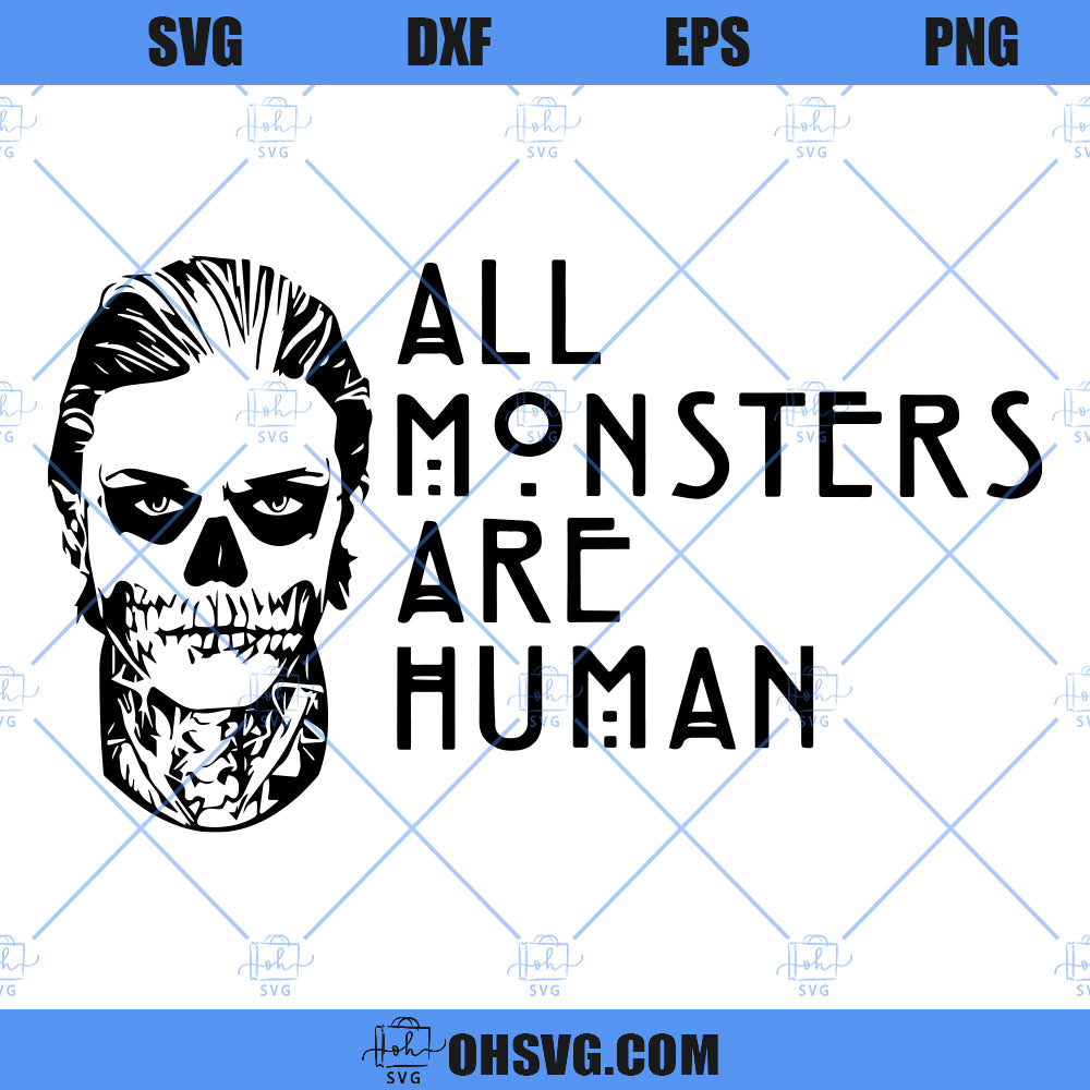 american horror story all monsters All Monsters Are Human SVG, AHS Tate SVG, American Horror Story SVG