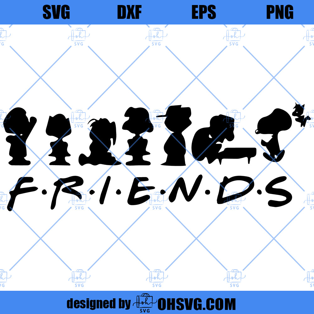 Friends SVG, Friends Snoopy SVG, Snoopy Characters SVG