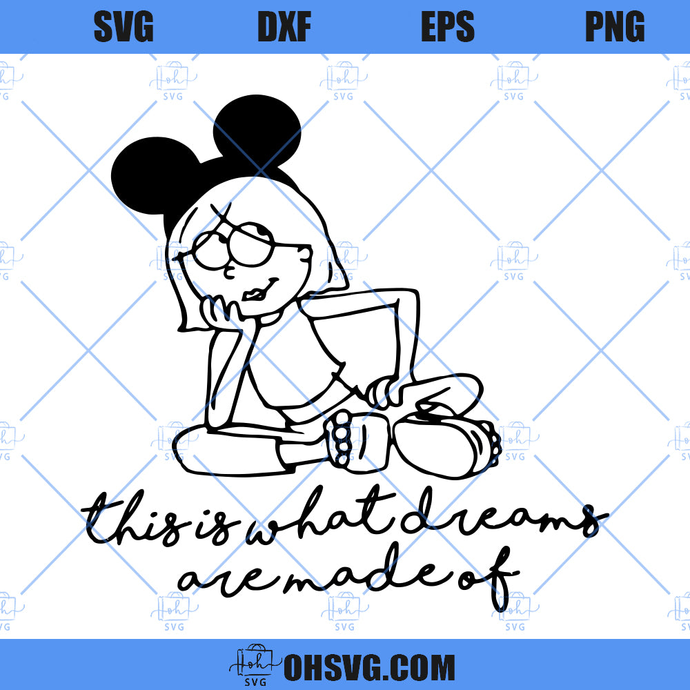 Lizzie McGuire SVG, This Is What Dreams Are Made Of SVG