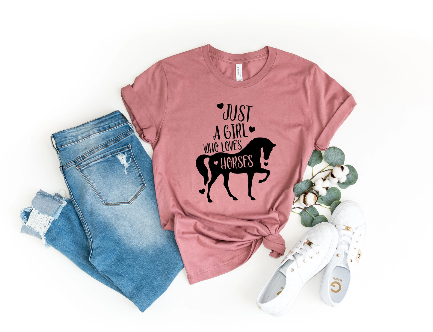 Just a Girl Who Loves Horses SVG, Horse Girl SVG,Farm Horse Riding SVG