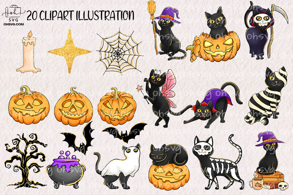 Halloween Black Cat
