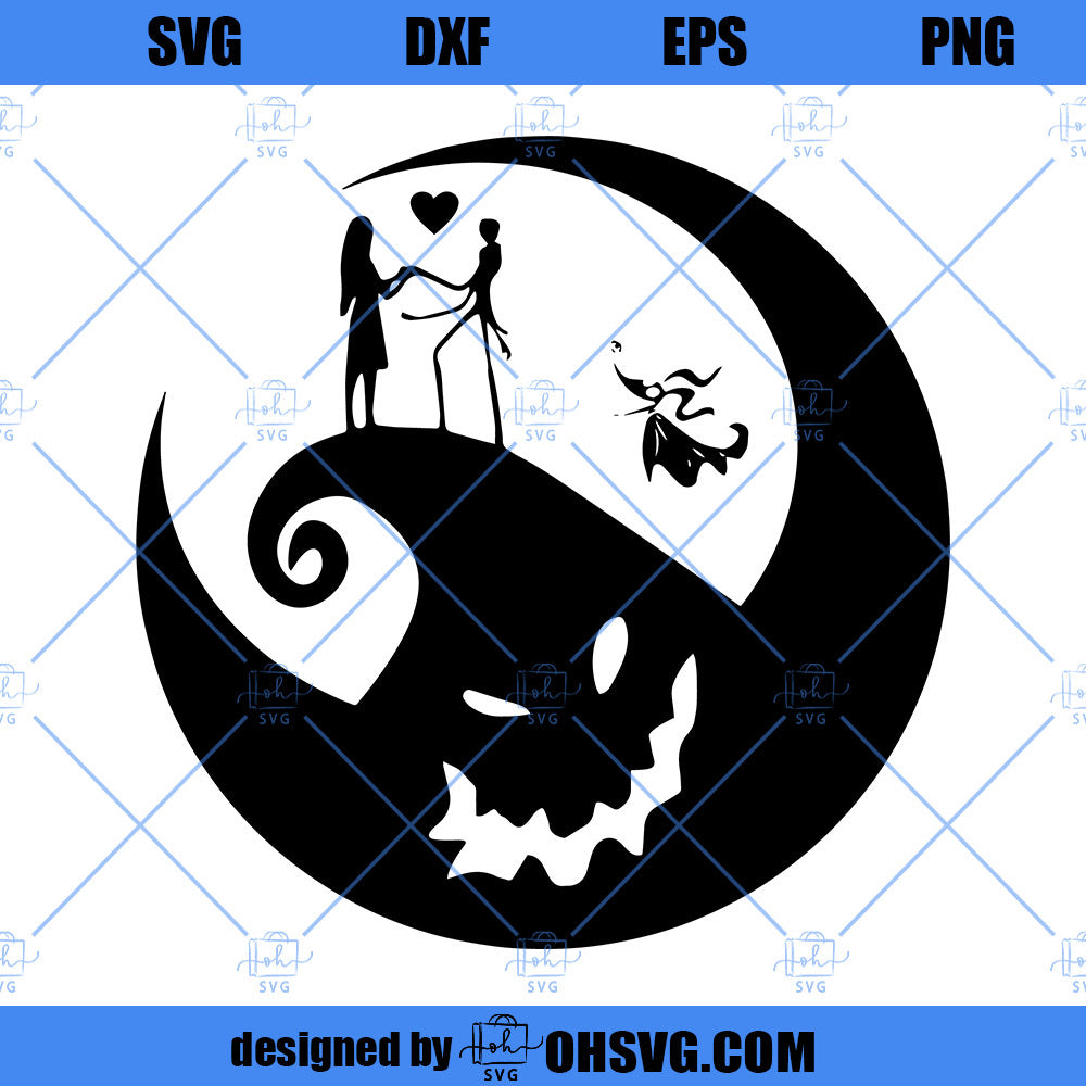 Jack Skellington SVG, Nightmare Before Christmas SSVG, Jack Skellington SVG, Cricut or Silhouette