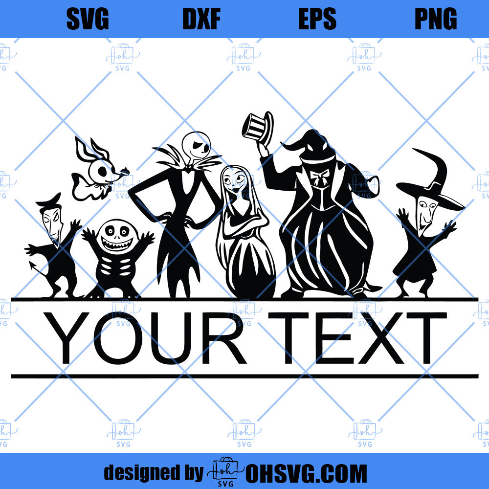 Jack and Sally Friends SVG, The Nightmare Before Christmas SVG, Jack Skellington SVG