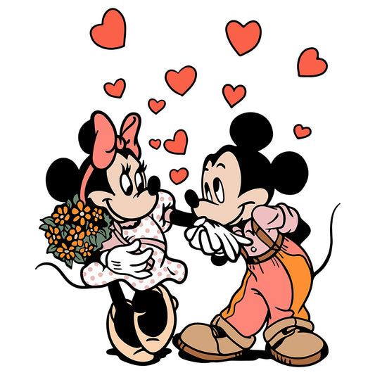 Mickey Minnie Love SVG, Disney Valentine SVG, Disney SVG, Mickey Minnie Valentine SVG