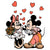 Mickey Minnie Love SVG, Disney Valentine SVG, Disney SVG, Mickey Minnie Valentine SVG