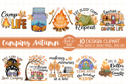 Camping Fall Life Sublimation PNG, Camping Life PNG, Camping Outdoor PNG