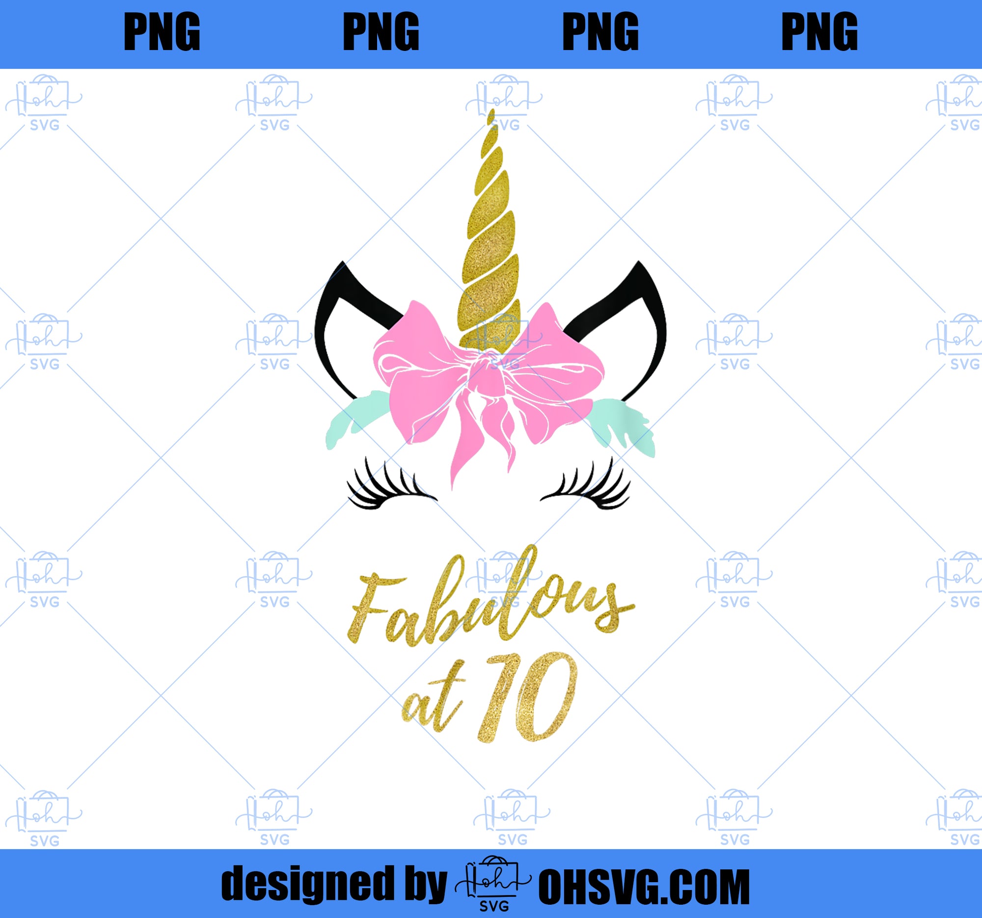 10th Birthday Unicorn Gifts Shirts for Girls, Unicorn Outfit PNG, Magic Unicorn PNG, Unicorn PNG