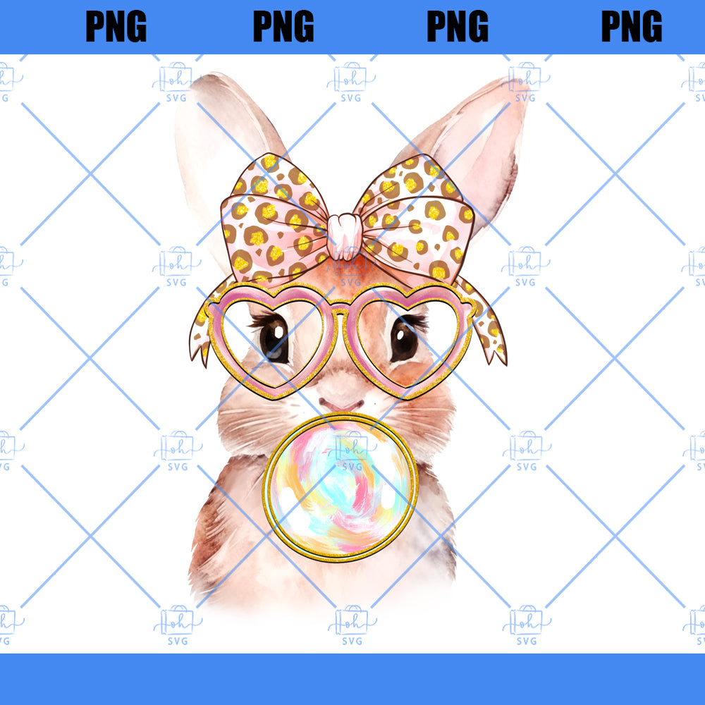 Glitter Easter Bunny Coquette PNG Happy Easter png PNG Coquette Bunny PNG Bow Easter Glitter Brushstroke Girls Kids Easter Sublimation