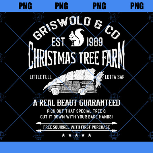 Griswold Christmas Png, Tree Farm Png, Merry Christmas Png, Christmas Vacation Png, Family Christmas Png