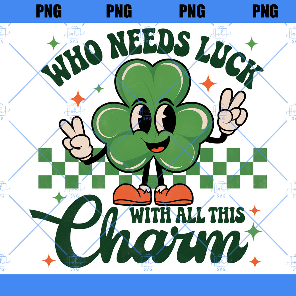 Who Needs Luck With All This Charm Toddler TShirt, St Patricks Kids Tee, First St. Patty's Day, Irish Kids Funny Tee, (BC-STP9)