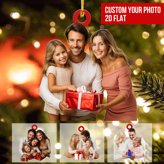 Custom Photo Ornament, Acrylic Picture Ornament, Custom Family Picture, Custom Photo Gift, Picture Ornament X-mas, Funny Gift For Christmas