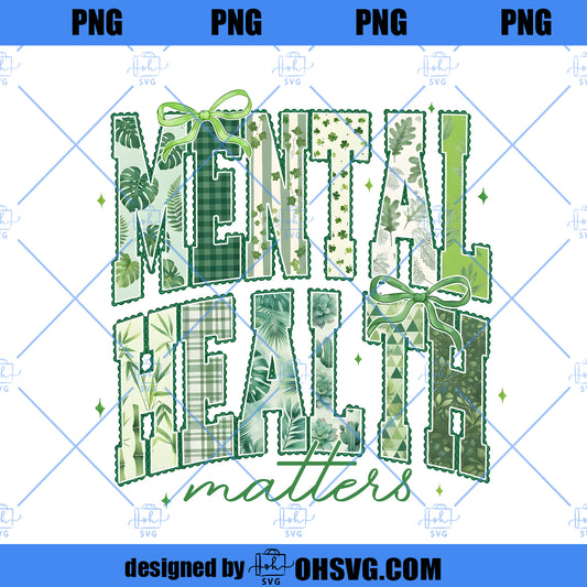 Mental Health PNG, Self Care Quote PNG, Inspirational Mental Health Design, Positive Affirmation PNG, Sublimation Print File